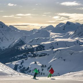 Skifahrer in Whistler