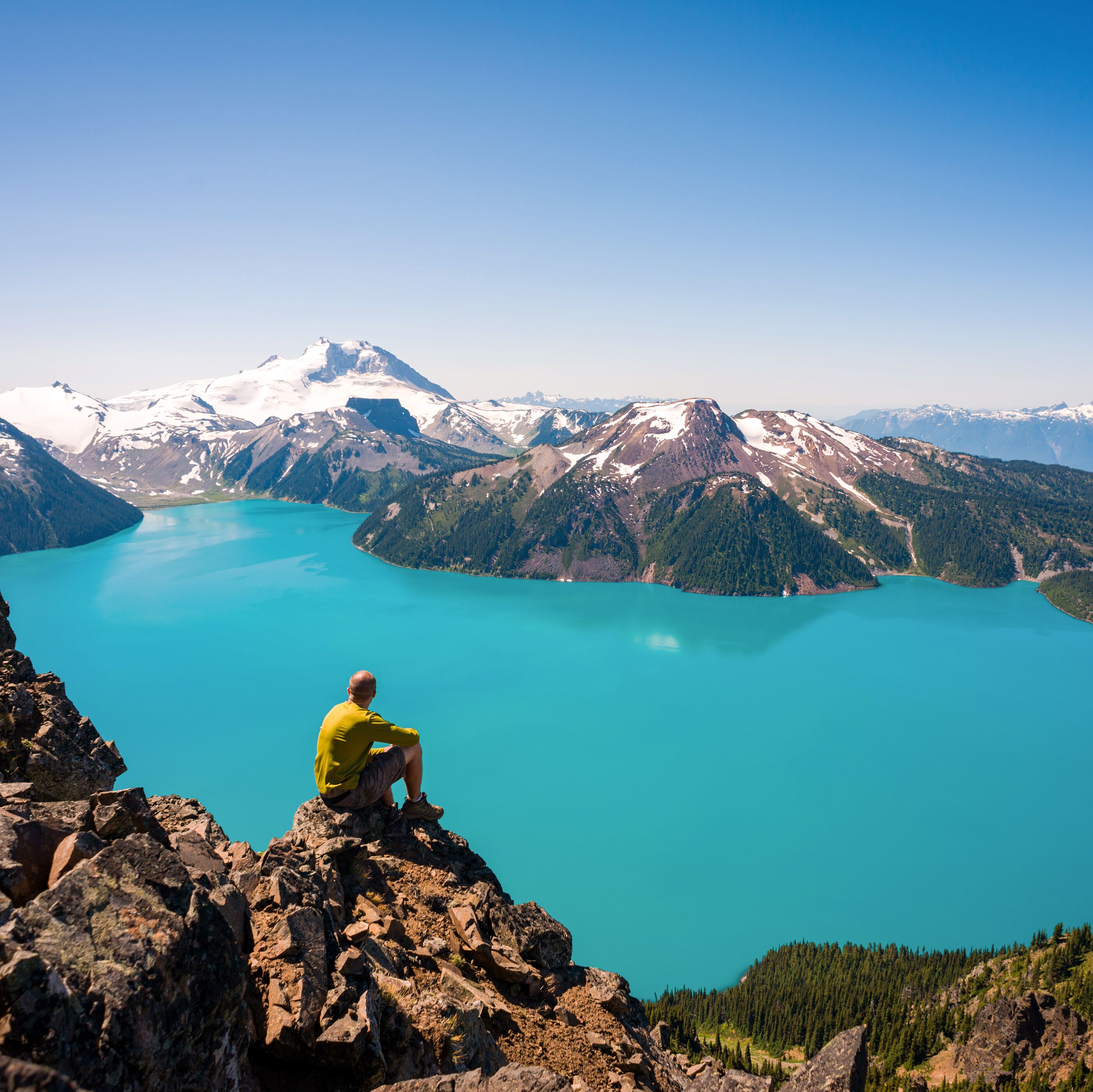 Traumhafte Aussichten bei einer Wanderung im Garibaldi Provincial Park in British Columbia Traumhafte Aussichten bei einer Wanderung im Garibaldi Provincial Park in British Columbia