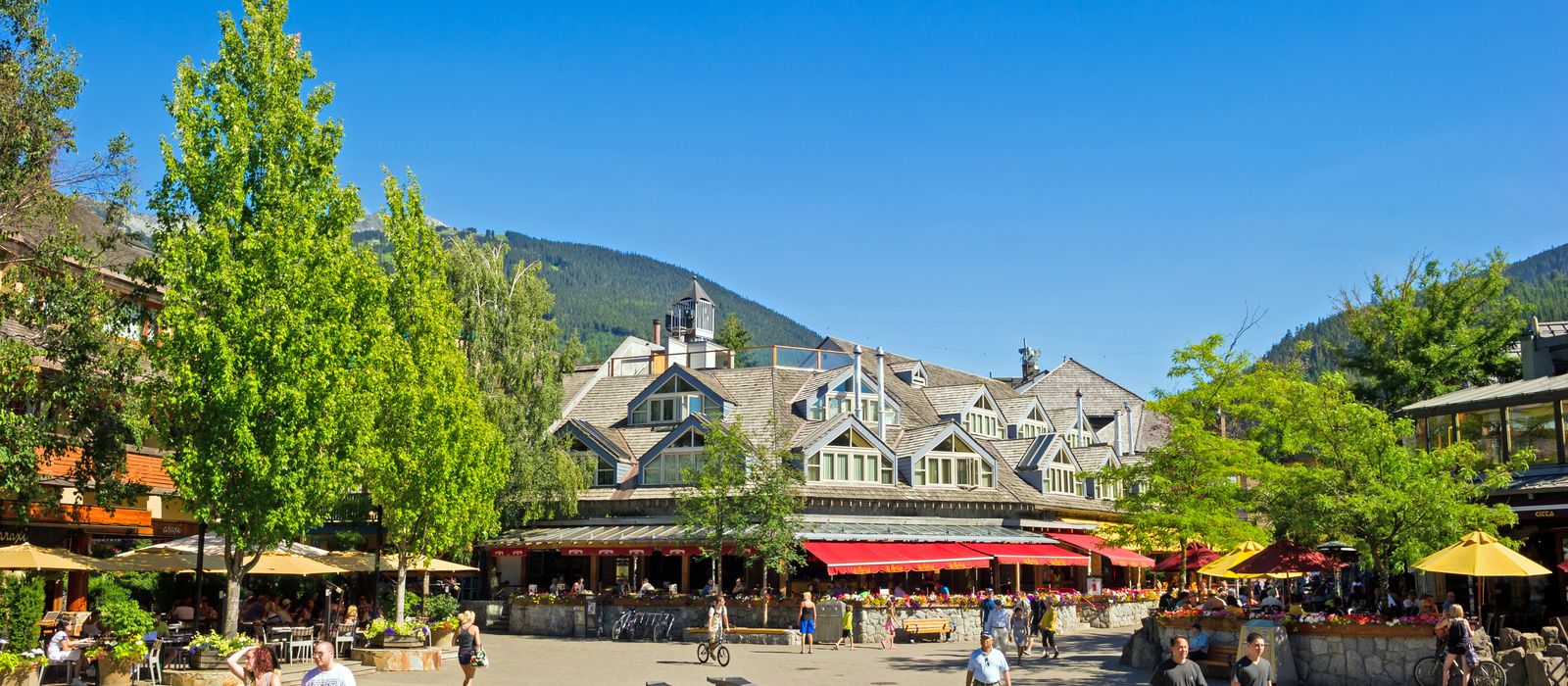 Whistler Village im Sommer