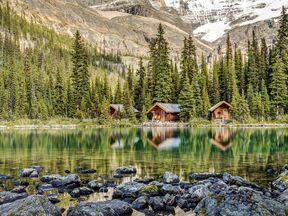 Blick auf den Lake O'Hara im Yoho National Park