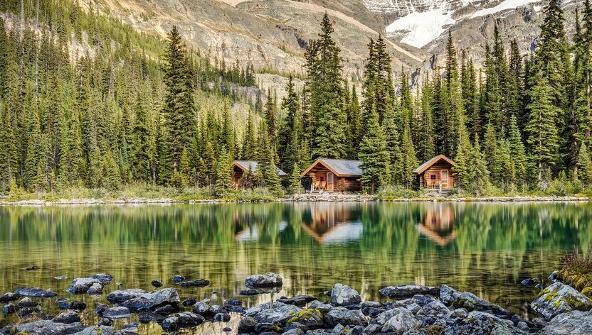 Blick auf den Lake O'Hara im Yoho National Park Blick auf den Lake O'Hara im Yoho National Park