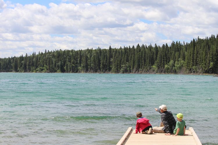 Der East Blue Lake im Duck Mountain Provincial Park, Manitoba