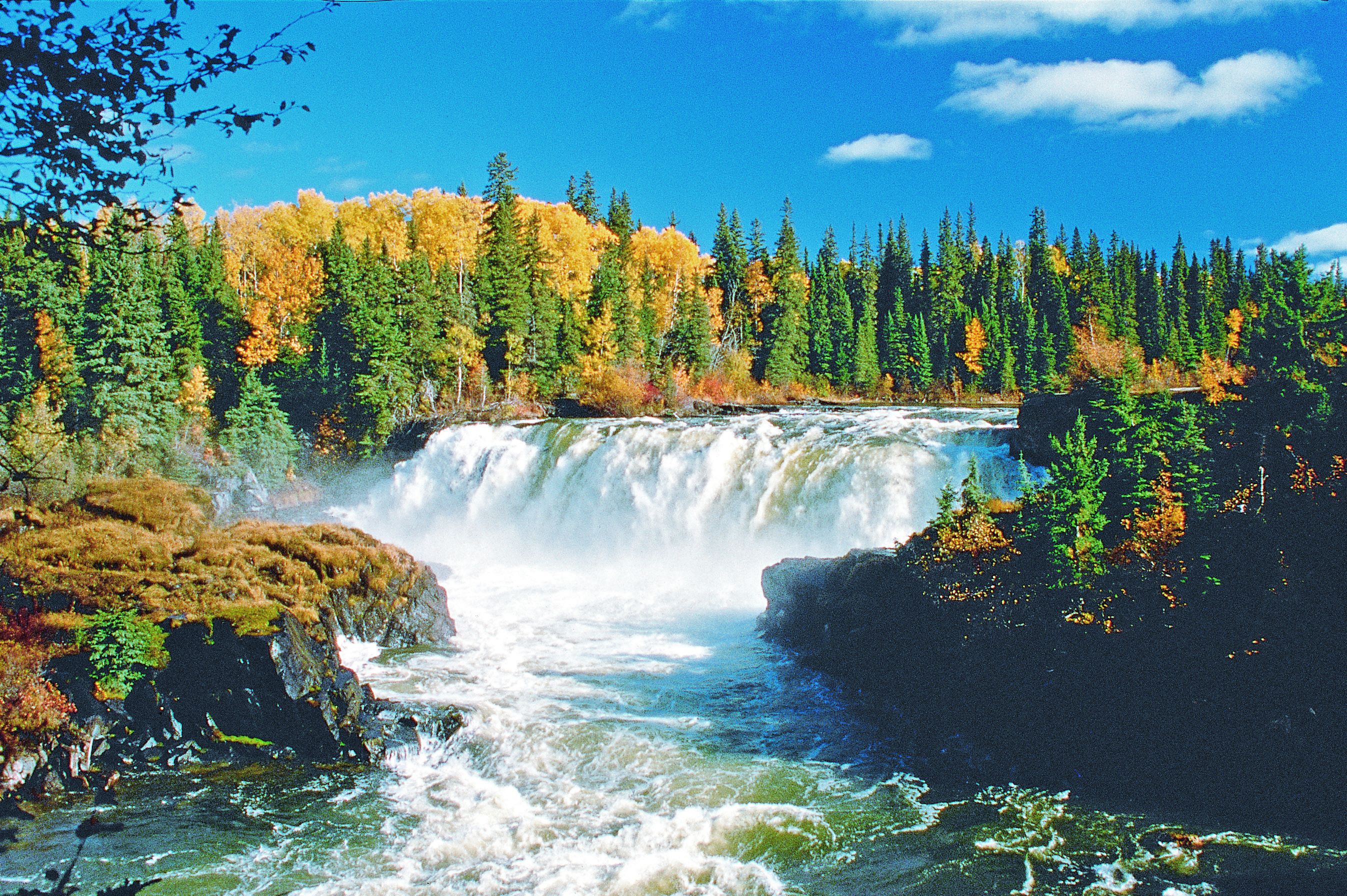 Wasserfall im Pisew Falls Provincial Park