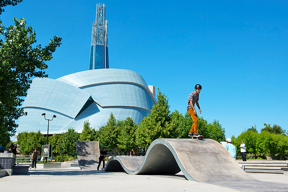 Skateboardpark at the Forks