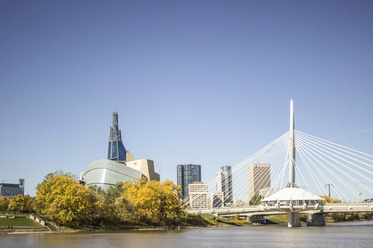 Die Skyline von Winnipeg