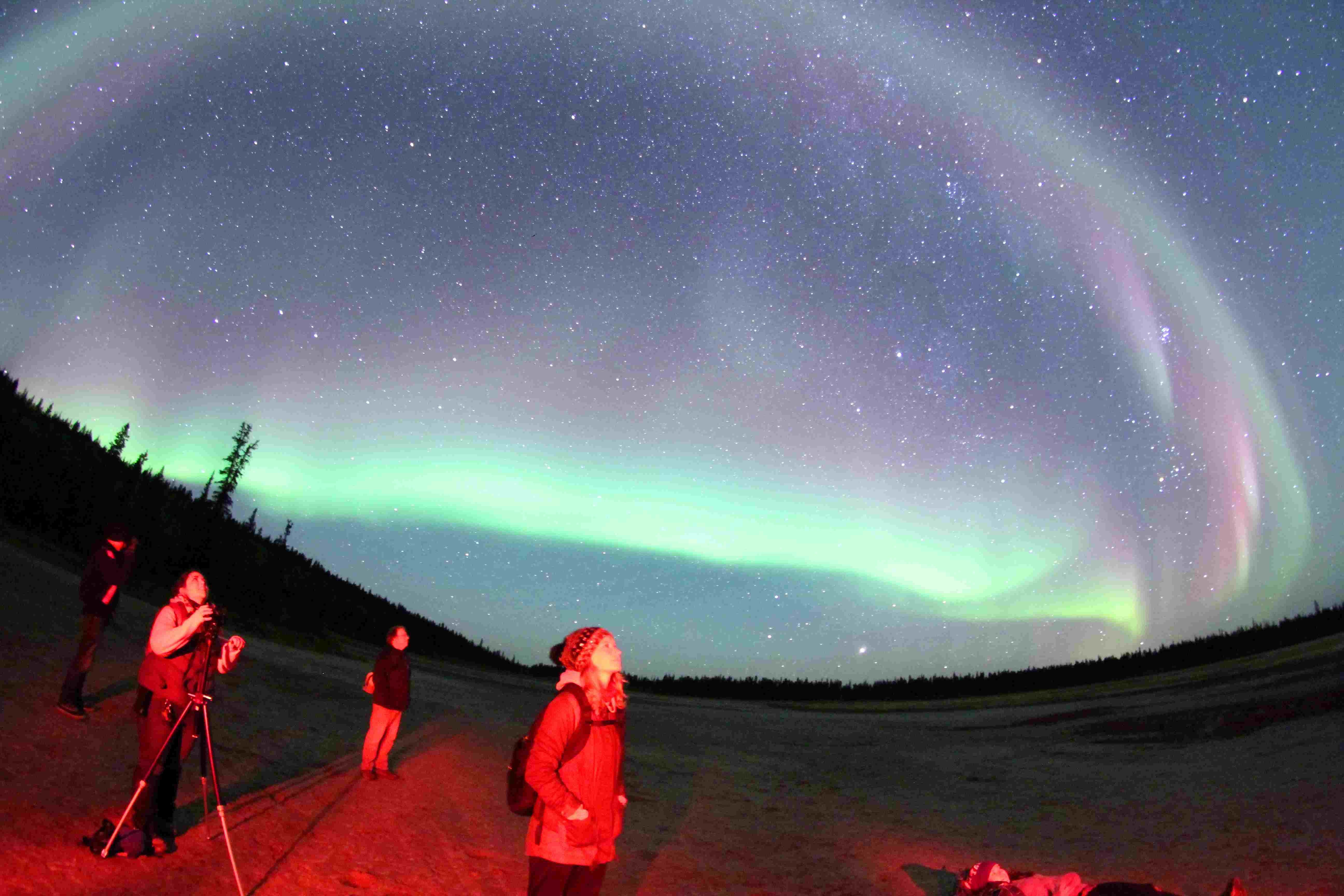 Impression North West Territories Aurora Borealis