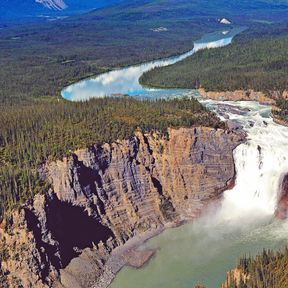 Blick auf die Virgina Falls