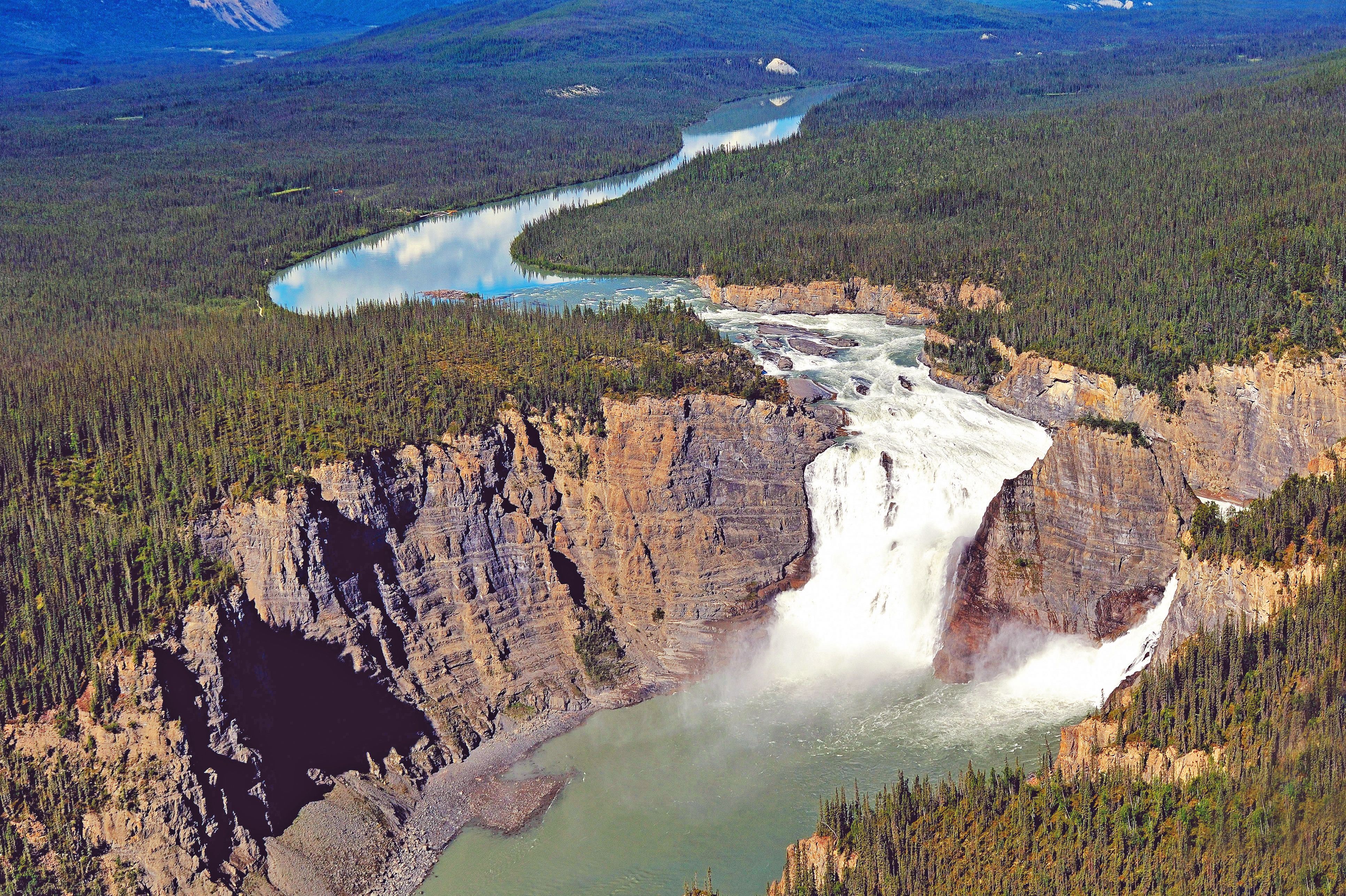 Blick auf die Virgina Falls