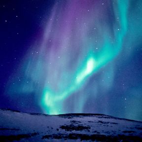 Aurora borealis near Wager Bay, Kanada