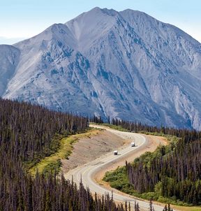 Unterwegs auf dem Alaska Highway