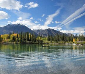 Kathleen Lake in Yukon, Kanada
