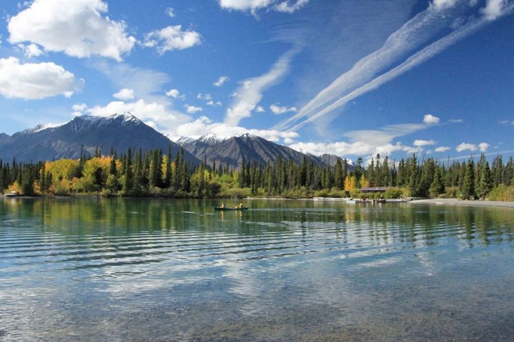 Kathleen Lake in Yukon, Kanada