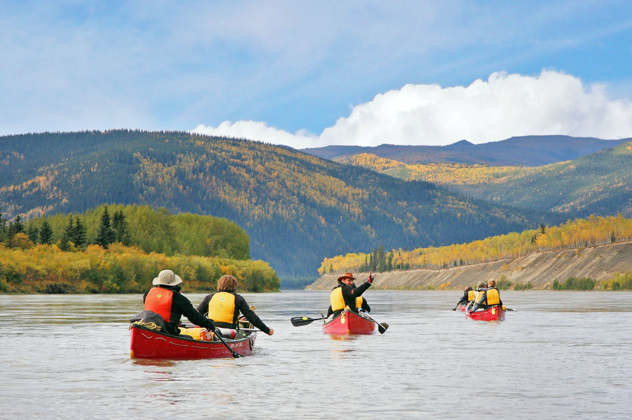 Kanu-Tour auf dem Yukon River