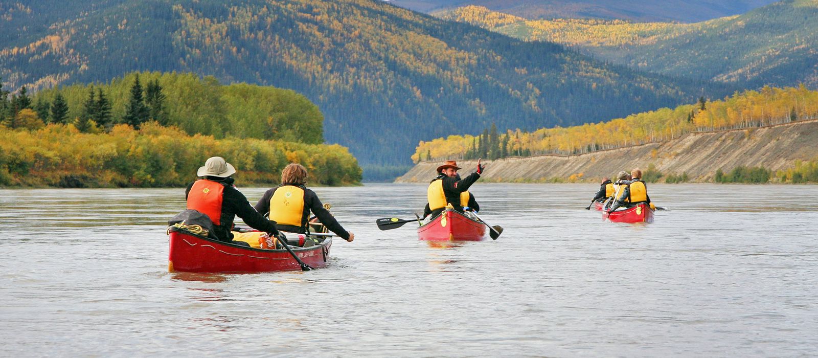 Kanu-Tour auf dem Yukon River