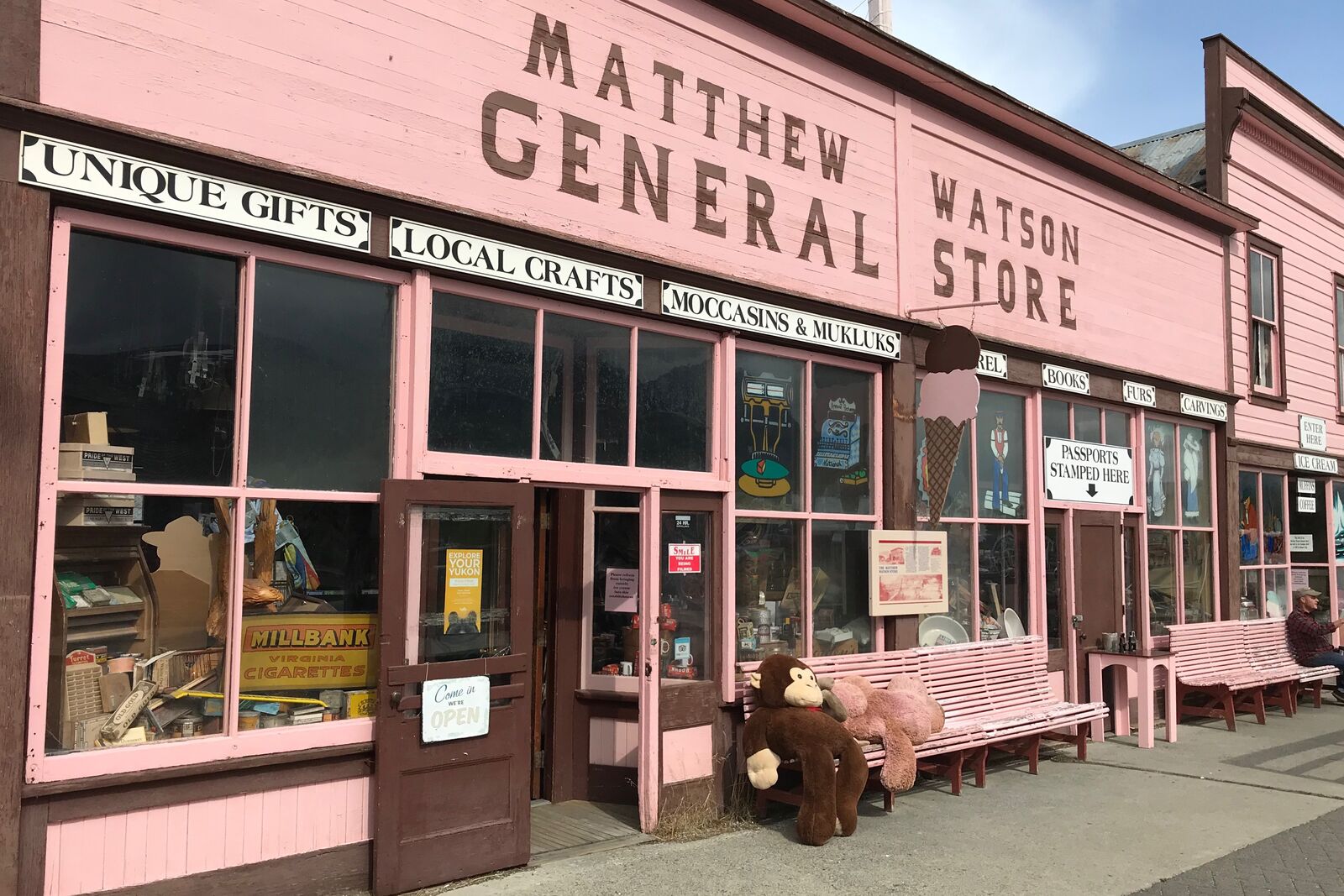 Der Matthew Watson General Store in Carcross im Yukon Territorium