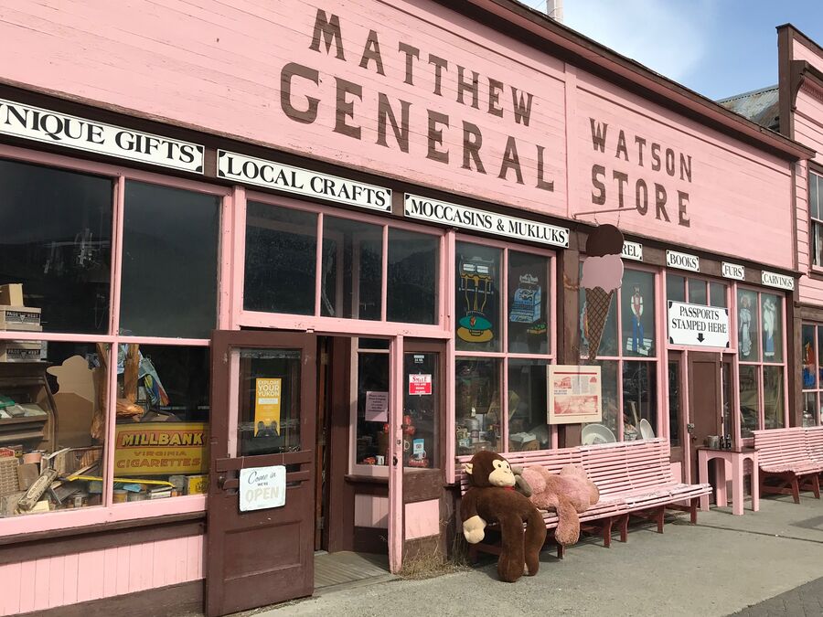 Der Matthew Watson General Store in Carcross im Yukon Territorium