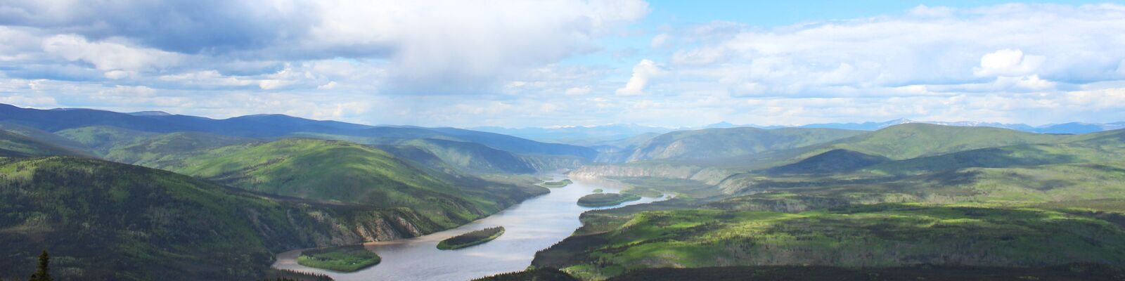 Ausblick vom Midnight Dome auf den Yukon River