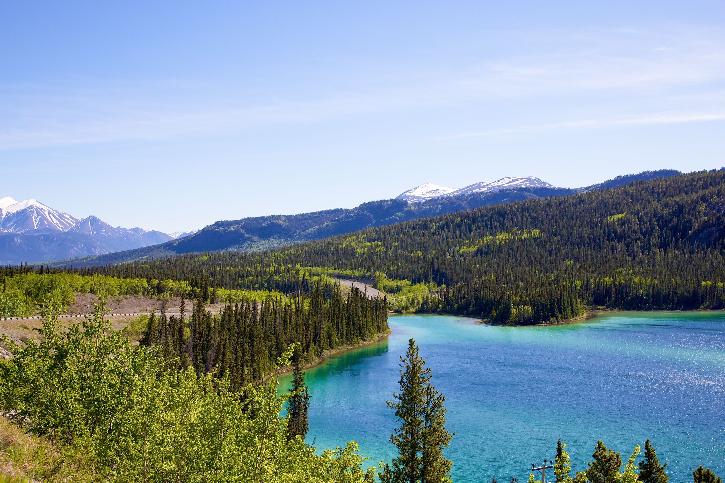 Emerald Lake in Yukon, Canda