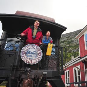 White Pass & Yukon Route Railway Depot, Lake Bennett, train