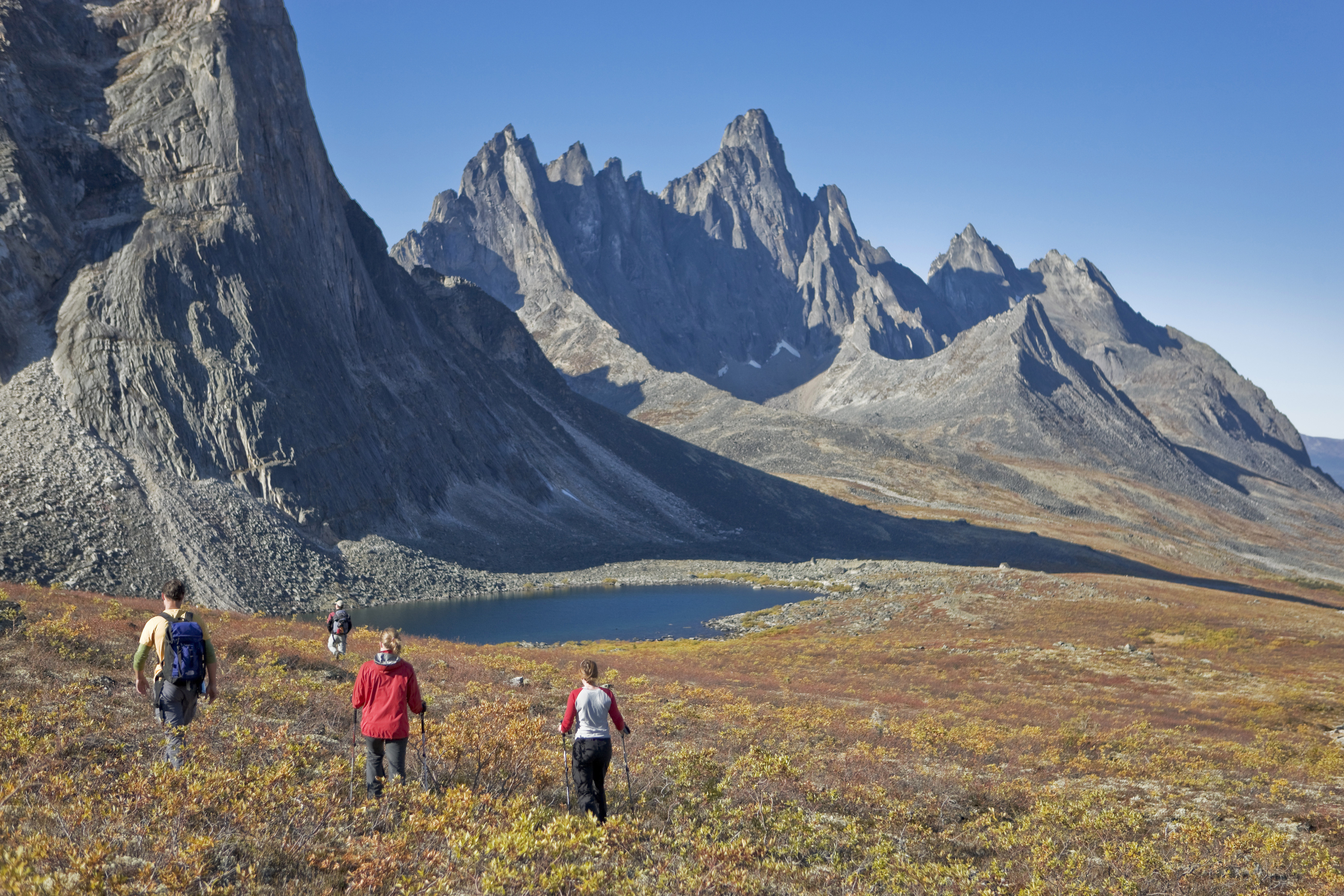 Tombstone Territorial Park, Yukon, Canada; Photo shoot August 29, 30, 31, and Sept 01, 2008; Katia-Annik Torkia, Eric Marcoux, Matthew Ball, and Michelle Boleen; Releases obtained by Yukon Government