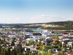 Whitehorse von oben, Yukon Territory Whitehorse von oben, Yukon Territory