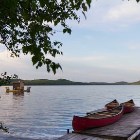 Privat-Steg und Sauna im Algonquin Provincial Park