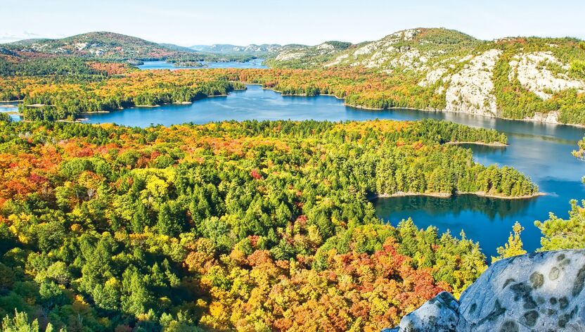Malerische Landschaft im Killarney Provincial Park Malerische Landschaft im Killarney Provincial Park