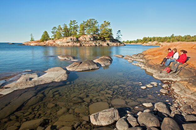 Küstenlandschaft im Killarney Provincial Park Küstenlandschaft im Killarney Provincial Park
