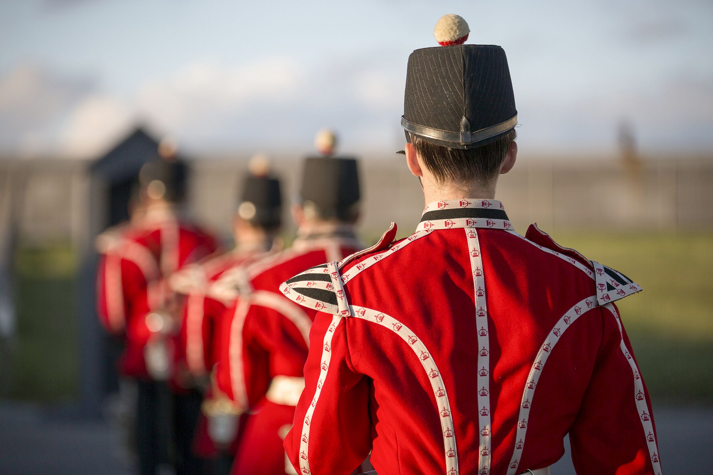 Soldaten in Uniform in Kingston, Ontario