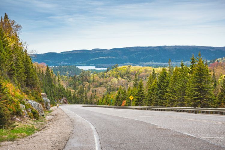 Der Highway 17 am Lake Superior