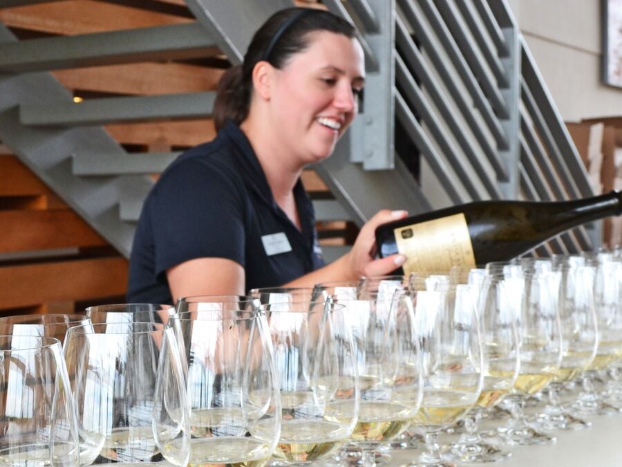 Weinverkostung bei der Jackson Triggs Winery Niagara-on-the-Lake