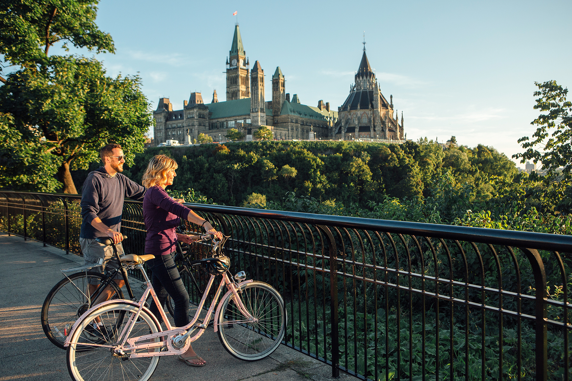 Eine Fahrradtour durch Ottawa