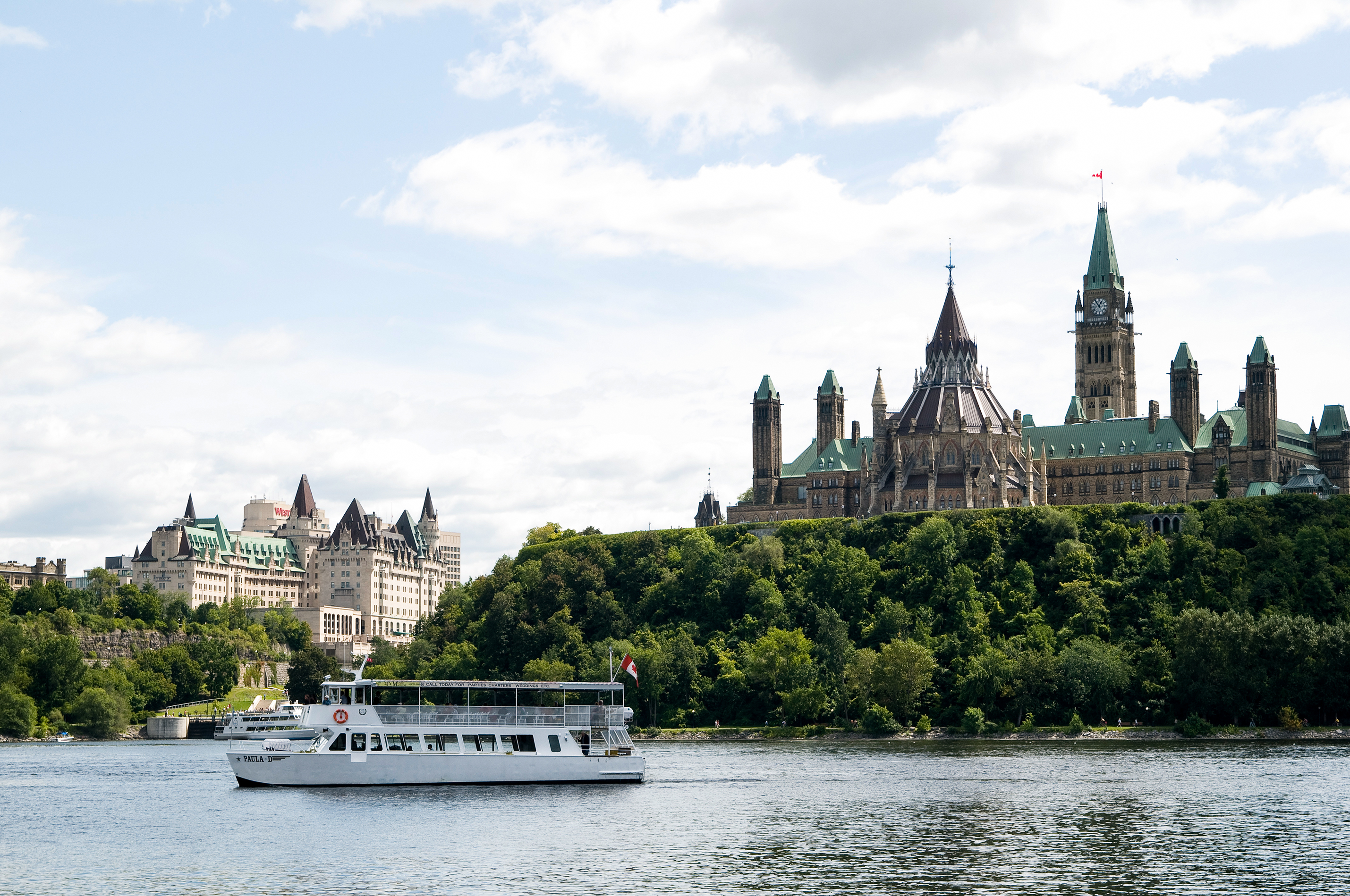 Fahrt über den Ottawa River