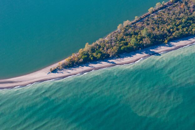 Die Insel Pelee Island im Eriesee Die Insel Pelee Island im Eriesee