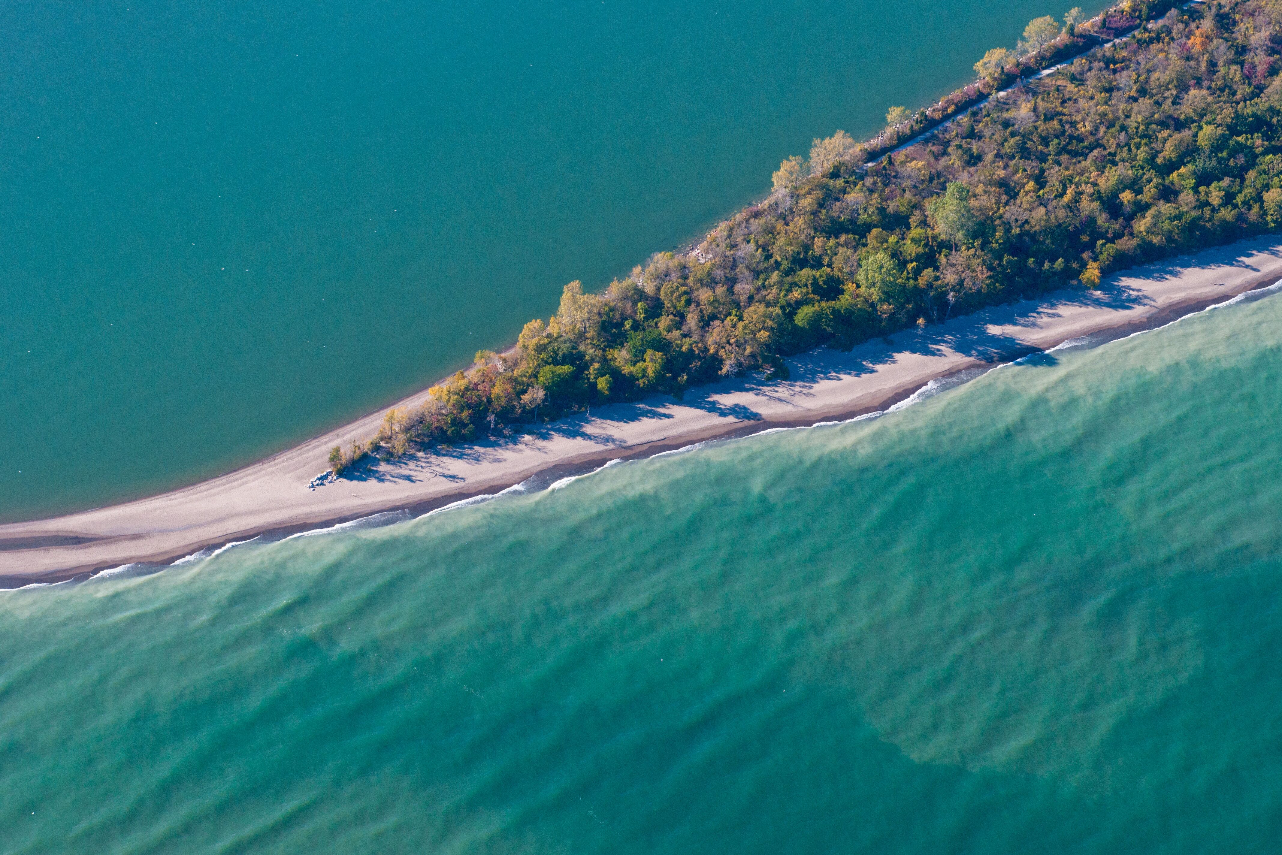 Die Insel Pelee Island im Eriesee