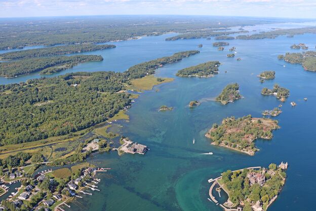 Blick auf die 1000 Islands Blick auf die 1000 Islands