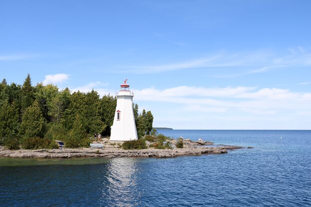 Leuchtturm bei Tobermory in Ontario Leuchtturm bei Tobermory in Ontario