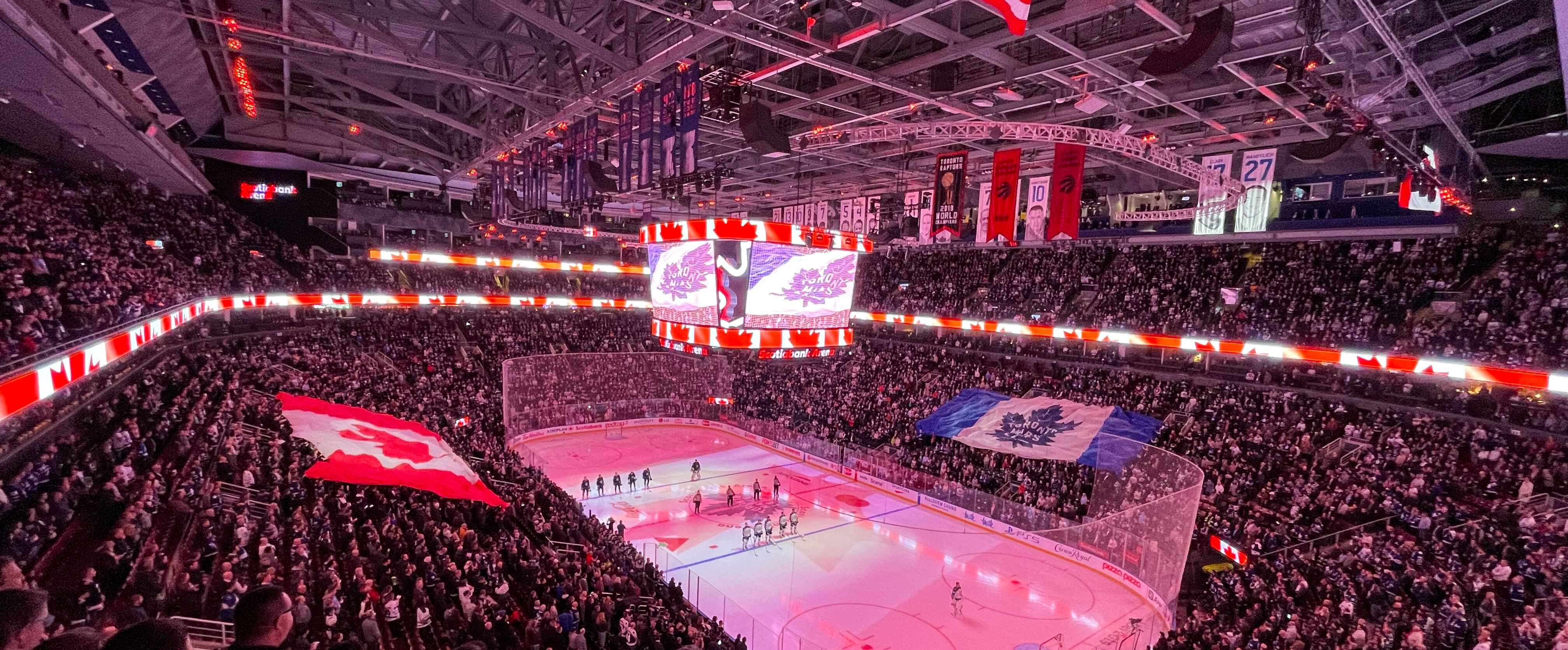 Eishockeyspiel in Toronto