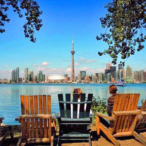 Blick auf die Skyline von Toronto