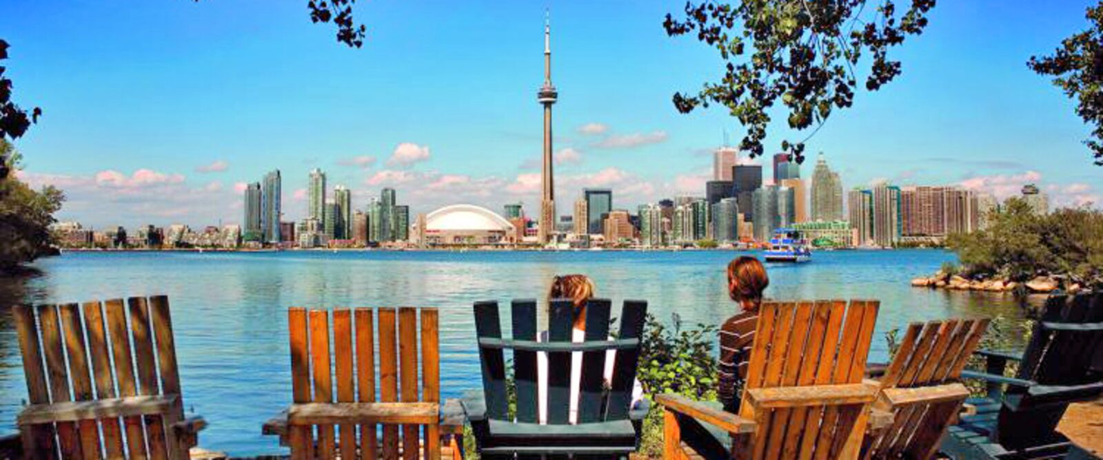 Blick auf die Skyline von Toronto