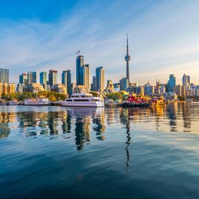Toronto, Kanada Skyline am Ontariosee