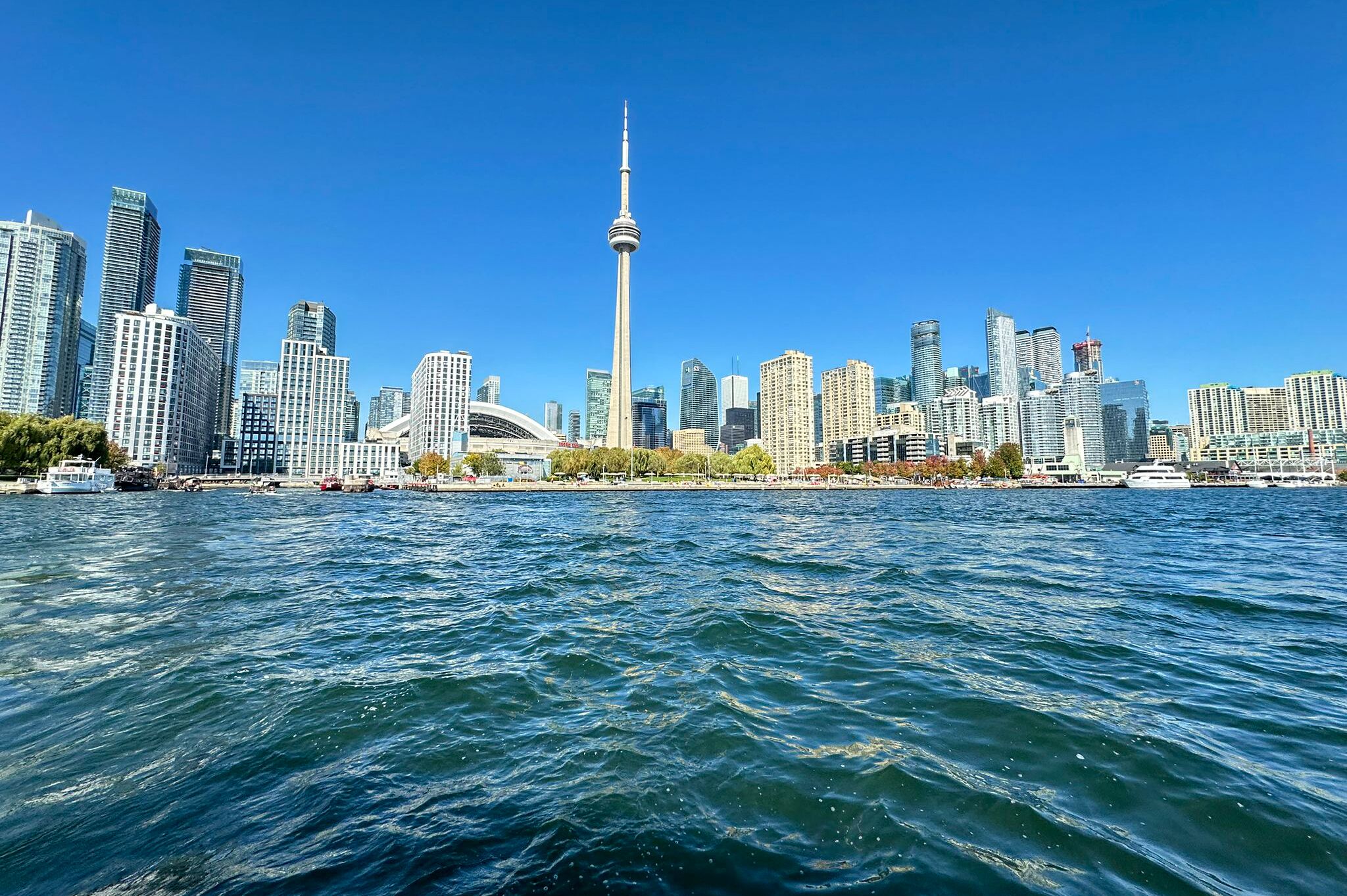 Blick auf die Skyline von Toronto