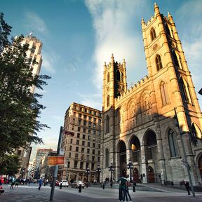 Die Notre-Dame Basilica in Montréal