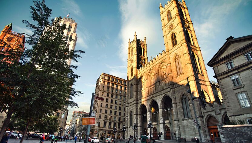 Die Notre-Dame Basilica in Montréal