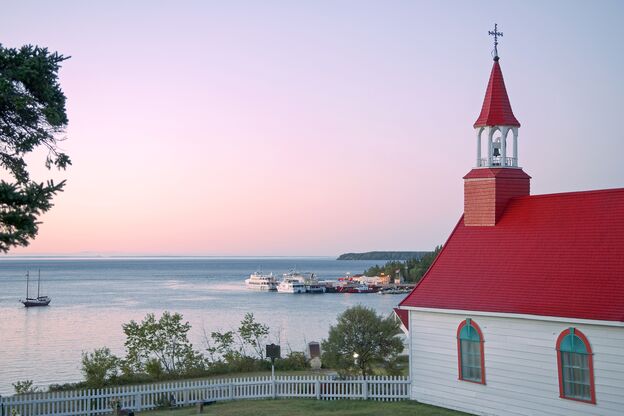 Die Chapelle de Tadoussac in Tadoussac, Kanada Die Chapelle de Tadoussac in Tadoussac, Kanada