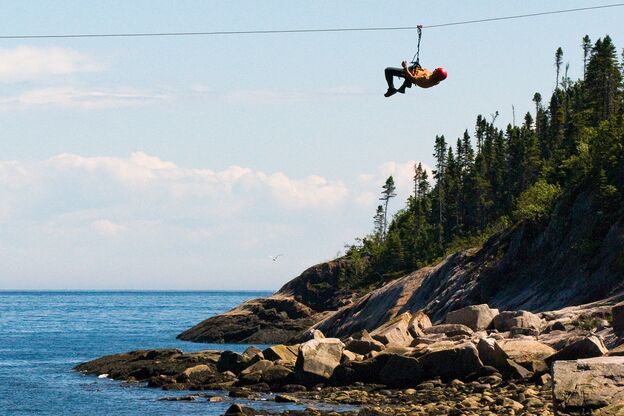 Ziplining in Baie-Comeau Ziplining in Baie-Comeau