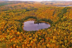 Heart Lake im La Mauricie National Park, Quebec