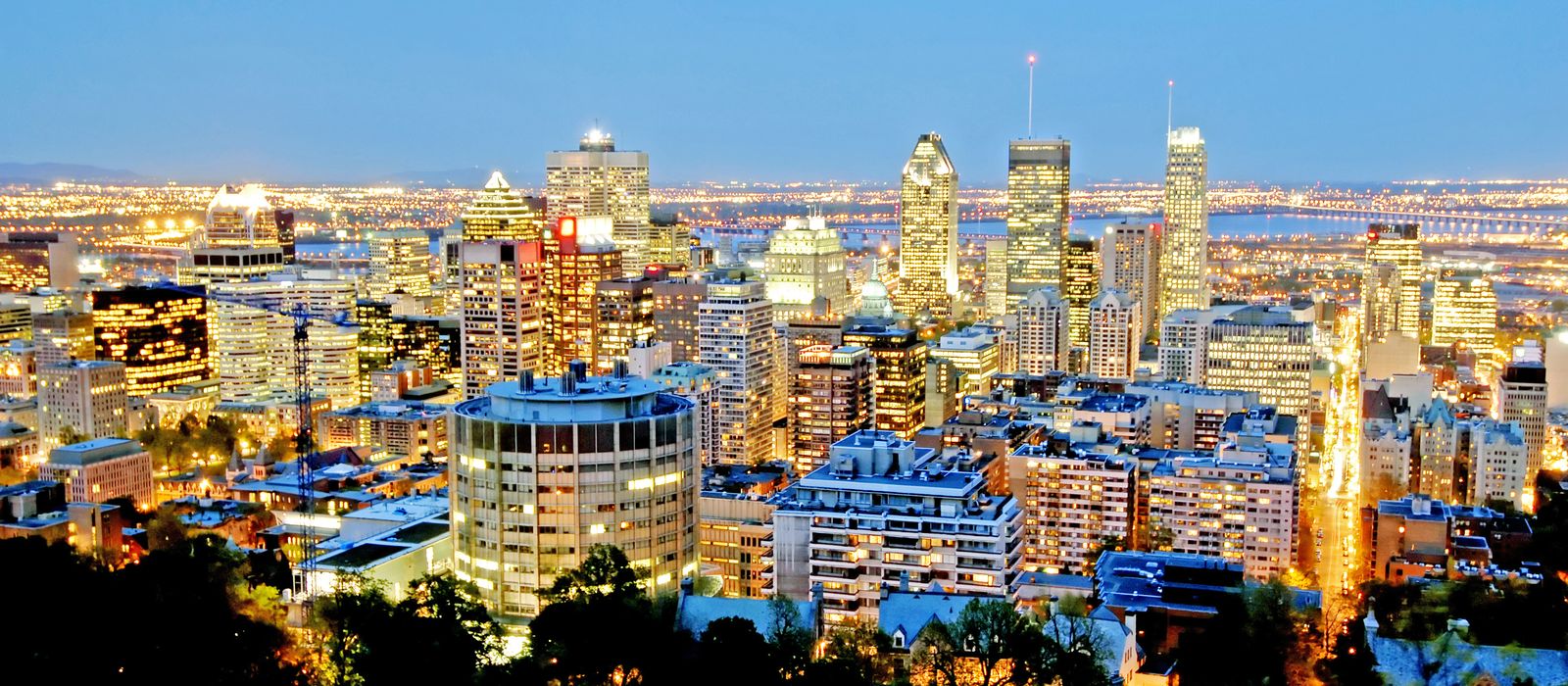 Der Blick über Montreal