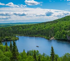 Malerische Landschaft im Parc national d'Aiguebelle