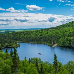 Malerische Landschaft im Parc national d'Aiguebelle